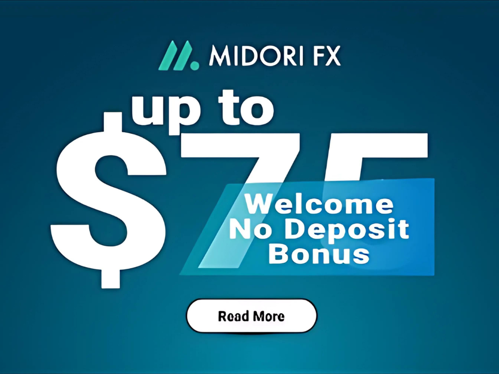 Midori FX, No Deposit Bonus, Welcome Bonus