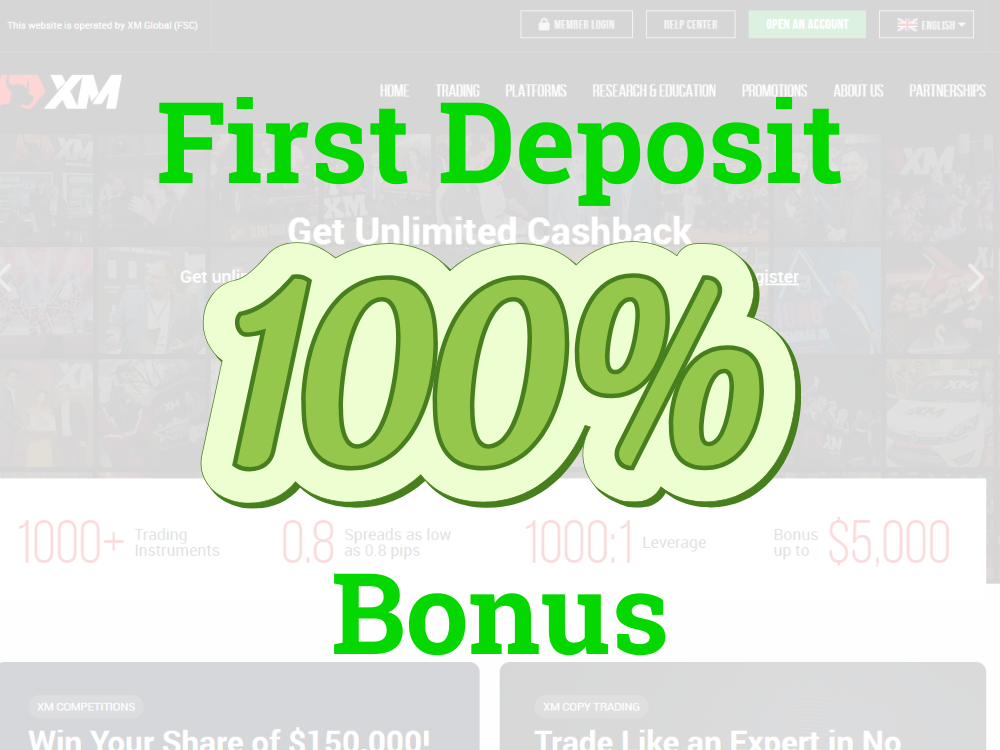 Deposit Bonus, forex trading, XM, forex broker